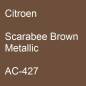 Preview: Citroen, Scarabee Brown Metallic, AC-427.